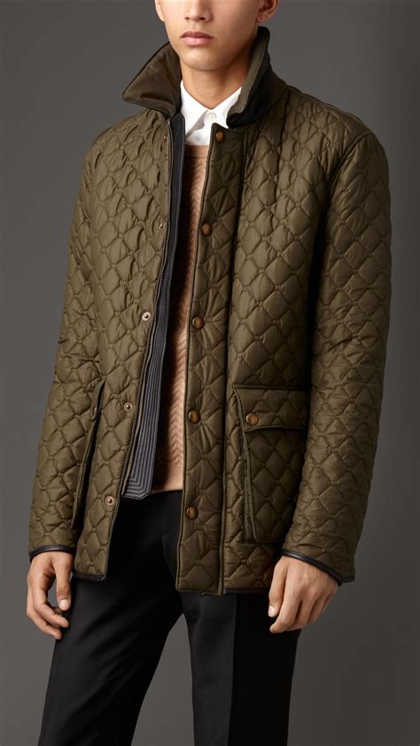 military field jacket from burberry|burberry jacket men's quilted.